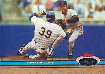 #41 Tony Phillips - Detroit Tigers - 1991 Stadium Club Baseball