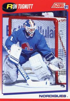 #41 Ron Tugnutt - Quebec Nordiques - 1991-92 Score Canadian Bilingual Hockey