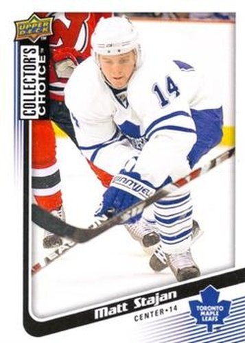 #41 Matt Stajan - Toronto Maple Leafs - 2009-10 Collector's Choice Hockey
