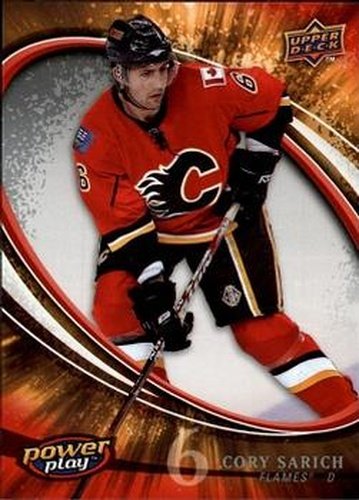 #41 Cory Sarich - Calgary Flames - 2008-09 Upper Deck Power Play Box Set Hockey