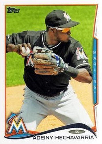 #41 Adeiny Hechavarria - Miami Marlins - 2014 Topps Baseball