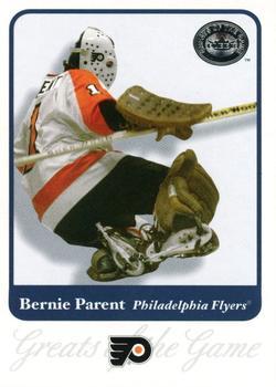 #41 Bernie Parent - Philadelphia Flyers - 2001-02 Fleer Greats of the Game Hockey