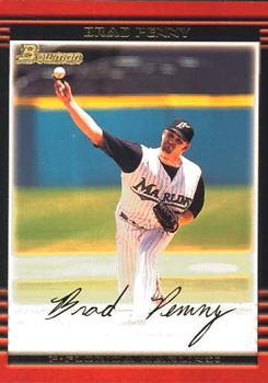 #41 Brad Penny - Florida Marlins - 2002 Bowman Baseball
