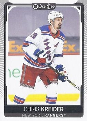 #41 Chris Kreider - New York Rangers - 2021-22 O-Pee-Chee Hockey