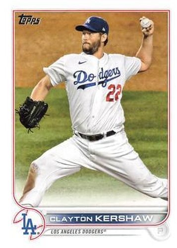 #41 Clayton Kershaw - Los Angeles Dodgers - 2022 Topps Baseball