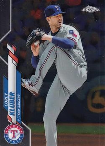 #41 Corey Kluber - Texas Rangers - 2020 Topps Chrome Baseball