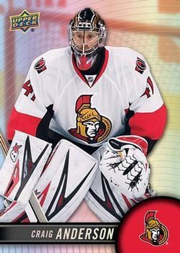 #41 Craig Anderson - Ottawa Senators - 2017-18 Upper Deck Tim Hortons Hockey