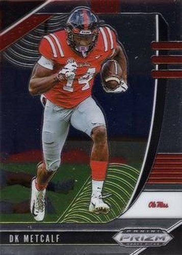 #41 DK Metcalf - Ole Miss Rebels - 2020 Panini Prizm Draft Picks Football