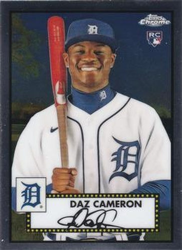 #41 Daz Cameron - Detroit Tigers - 2021 Topps Chrome Platinum Anniversary Baseball