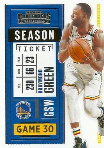 #41 Draymond Green - Golden State Warriors - 2020-21 Panini Contenders Basketball