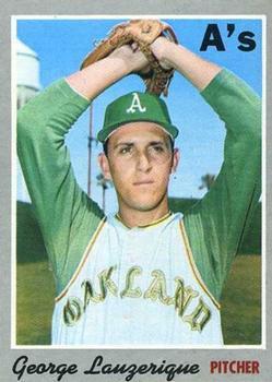 #41 George Lauzerique - Oakland Athletics - 1970 Topps Baseball