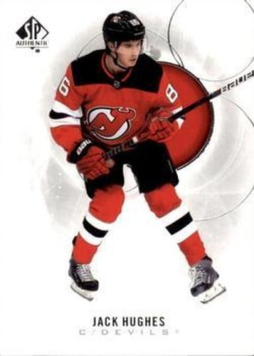 #41 Jack Hughes - New Jersey Devils - 2020-21 SP Authentic Hockey