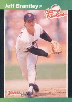 #41 Jeff Brantley - San Francisco Giants - 1989 Donruss The Rookies Baseball