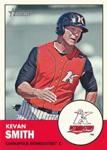 #41 Kevan Smith - Kannapolis Intimidators - 2012 Topps Heritage Minor League Baseball