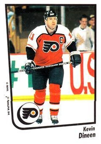 #41 Kevin Dineen - Philadelphia Flyers - 1994-95 Panini Hockey Stickers
