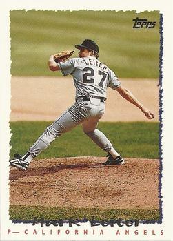 #41 Mark Leiter - California Angels - 1995 Topps Baseball