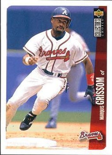 #41 Marquis Grissom - Atlanta Braves - 1996 Collector's Choice Baseball