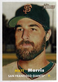 #41 Matt Morris - San Francisco Giants - 2006 Topps Heritage Baseball