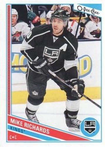 #41 Mike Richards - Los Angeles Kings - 2013-14 O-Pee-Chee Hockey