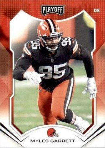 #41 Myles Garrett - Cleveland Browns - 2021 Panini Playoff Football