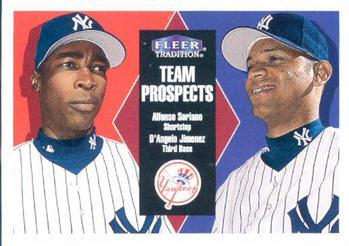 #41 Alfonso Soriano / D'Angelo Jimenez - New York Yankees - 2000 Fleer Tradition Baseball