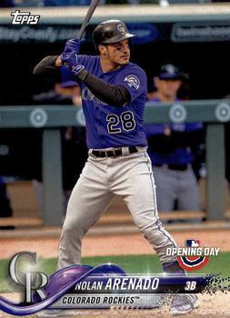 #41 Nolan Arenado - Colorado Rockies - 2018 Topps Opening Day Baseball
