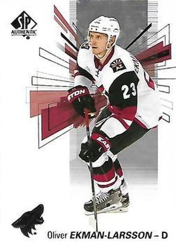 #41 Oliver Ekman-Larsson - Arizona Coyotes - 2016-17 SP Authentic Hockey