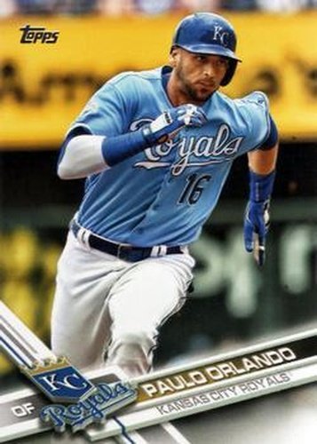 #41 Paulo Orlando - Kansas City Royals - 2017 Topps Baseball