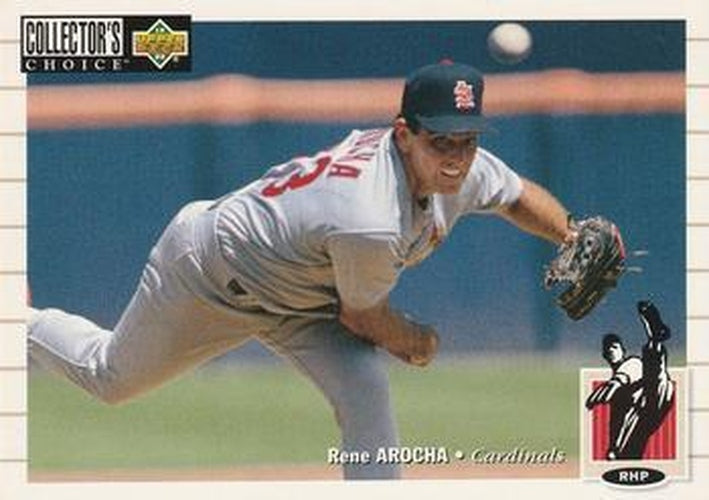 #41 Rene Arocha - St. Louis Cardinals - 1994 Collector's Choice Baseball