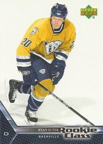 #41 Ryan Suter - Nashville Predators - 2005-06 Upper Deck Rookie Class Box Set Hockey