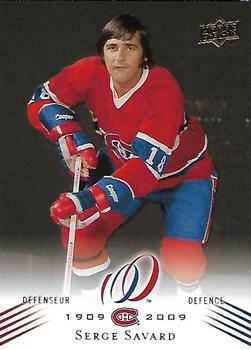 #41 Serge Savard - Montreal Canadiens - 2008-09 Upper Deck Montreal Canadiens Centennial Hockey