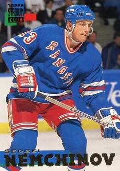 #41 Sergei Nemchinov - New York Rangers - 1994-95 Stadium Club Hockey