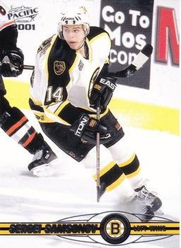 #41 Sergei Samsonov - Boston Bruins - 2000-01 Pacific Hockey