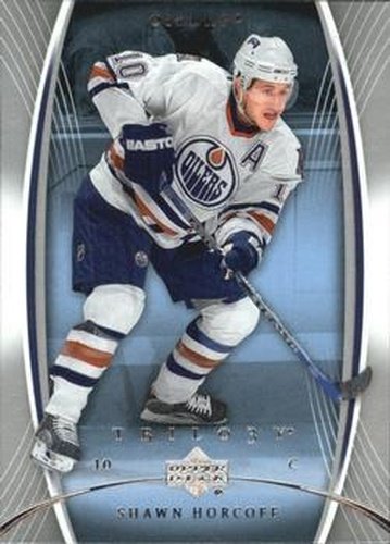 #41 Shawn Horcoff - Edmonton Oilers - 2007-08 Upper Deck Trilogy Hockey
