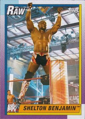 #41 Shelton Benjamin - 2021 Topps Heritage WWE Wrestling