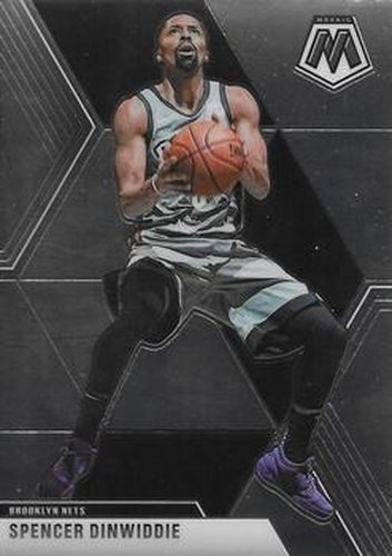 #41 Spencer Dinwiddie - Brooklyn Nets - 2019-20 Panini Mosaic Basketball