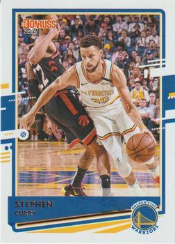 #41 Stephen Curry - Golden State Warriors - 2020-21 Donruss Basketball