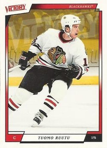 #41 Tuomo Ruutu - Chicago Blackhawks - 2006-07 Upper Deck Victory Hockey