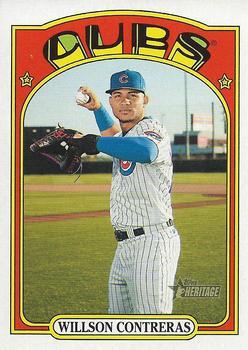 #41 Willson Contreras - Chicago Cubs - 2021 Topps Heritage Baseball