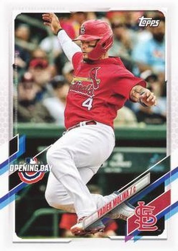 #41 Yadier Molina - St. Louis Cardinals - 2021 Topps Opening Day Baseball