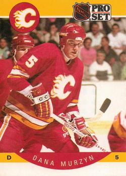 #41 Dana Murzyn - Calgary Flames - 1990-91 Pro Set Hockey