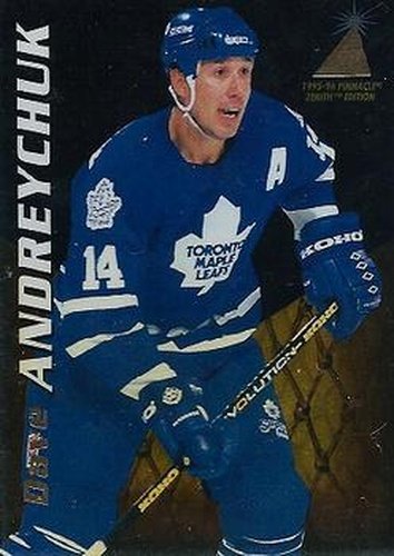 #41 Dave Andreychuk - Toronto Maple Leafs - 1995-96 Zenith Hockey