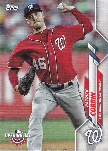 #41 Patrick Corbin - Washington Nationals - 2020 Topps Opening Day Baseball