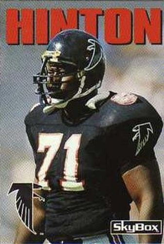 #41 Chris Hinton - Atlanta Falcons - 1992 SkyBox Impact Football