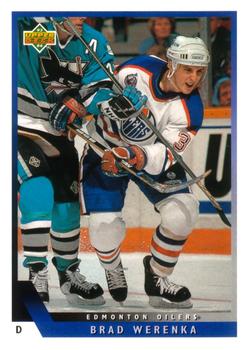 #41 Brad Werenka - Edmonton Oilers - 1993-94 Upper Deck Hockey