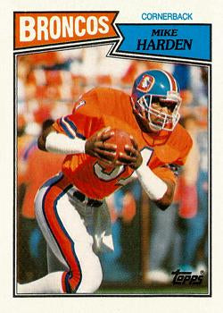 #41 Mike Harden - Denver Broncos - 1987 Topps Football