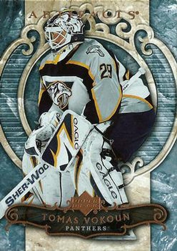 #41 Tomas Vokoun - Florida Panthers - 2007-08 Upper Deck Artifacts Hockey