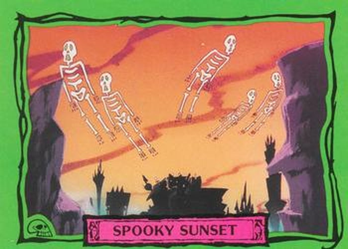 #41 Spooky Sunset - 1990 Dart Beetlejuice