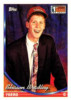 #41 Shawn Bradley - Philadelphia 76ers - 1993-94 Topps Basketball