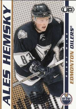 #41 Ales Hemsky - Edmonton Oilers - 2003-04 Pacific Heads Up Hockey